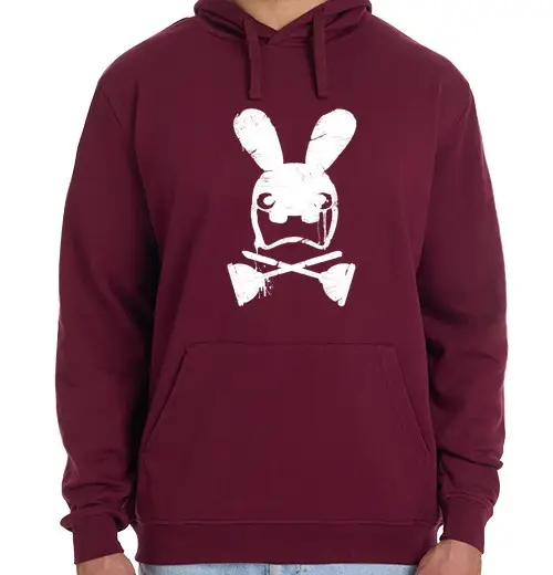 Tostadora Felpa unisex con cappuccio coniglio moron