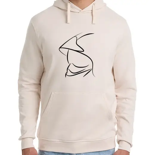 Tostadora Felpa unisex con cappuccio sagoma di casco pompiere bianca f1