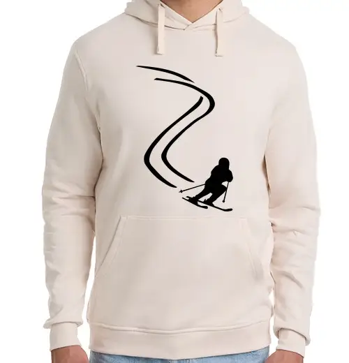 Tostadora Felpa unisex con cappuccio sci da discesa