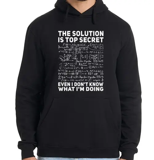 Felpa uomo con cappuccio matematico insegnante di matematica div