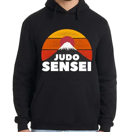 Tostadora Felpa uomo con cappuccio regalo di judo