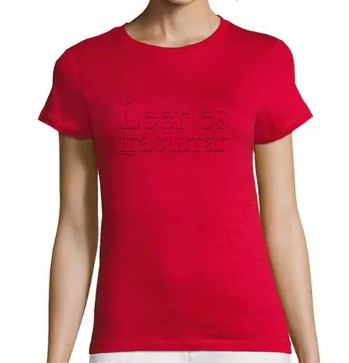 Tostadora T-shirt donna taglio classico maniche corte lettura iracurrar è nero