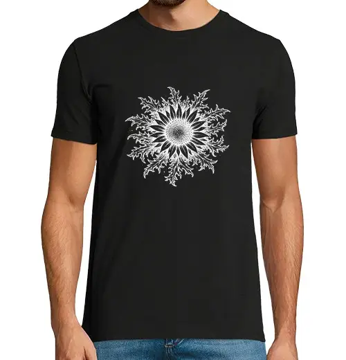 Tostadora T-shirt uomo manica corta cardincha fiore del sole