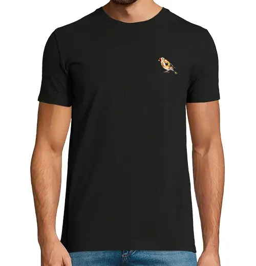 Tostadora T-shirt uomo manica corta marchio di moda tascabile con logo a forma di uccello cardellino