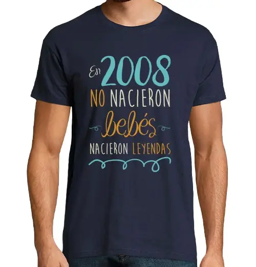 Tostadora T-shirt uomo manica corta nel 2008, non sono nati bambini, sono nate leggende