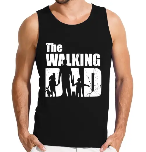 Tostadora T-shirt uomo senza maniche la festa del padre che cammina