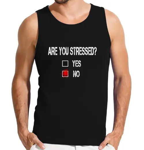 Tostadora T-shirt uomo senza maniche sei regali umoristici stressati