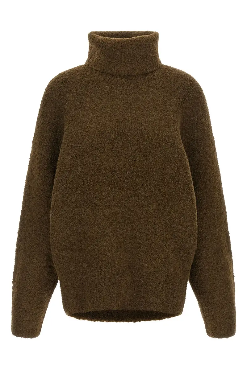 TOTEME Dolcevita Bouclé Marrone