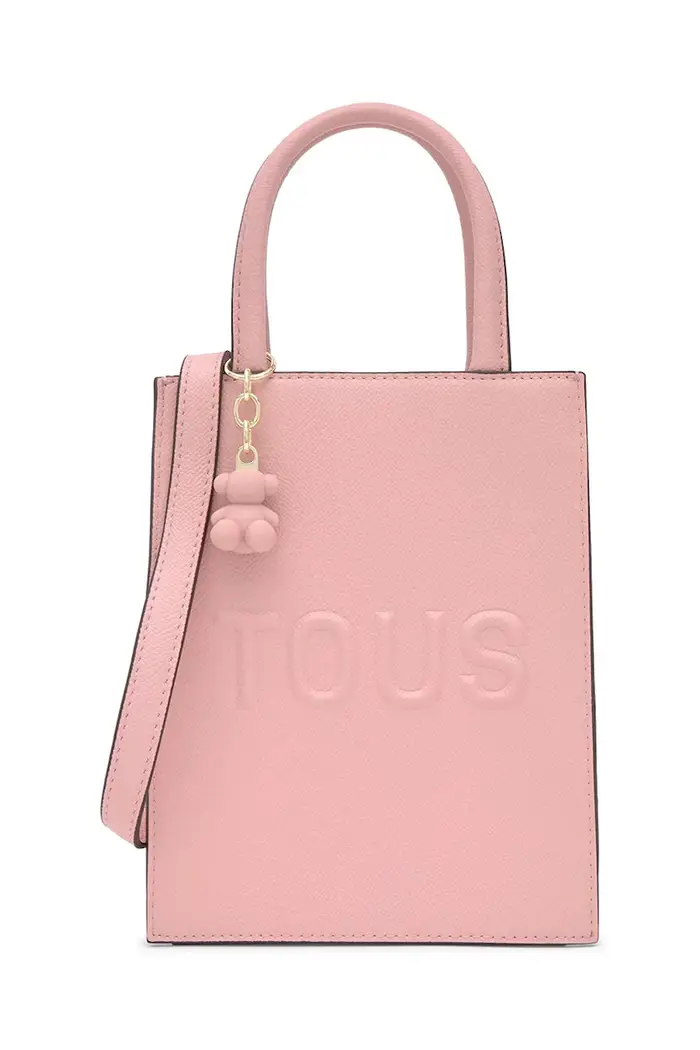 Tous borsa a tracollo da donna in pelle Rosa