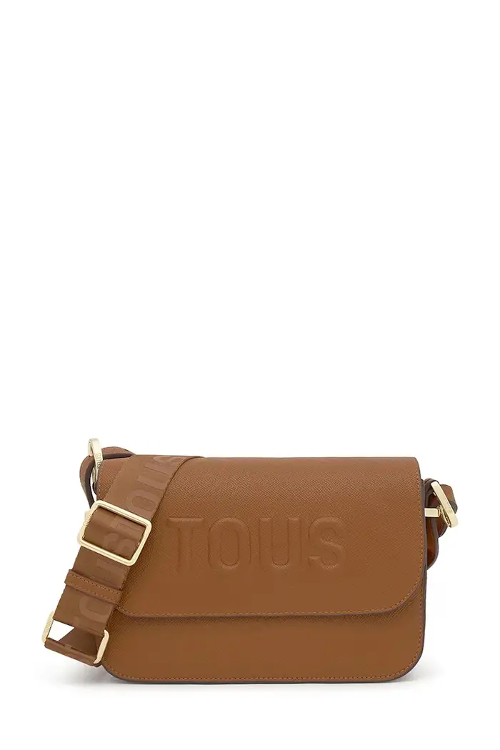 Tous borsa a tracollo da donna in similpelle Marrone