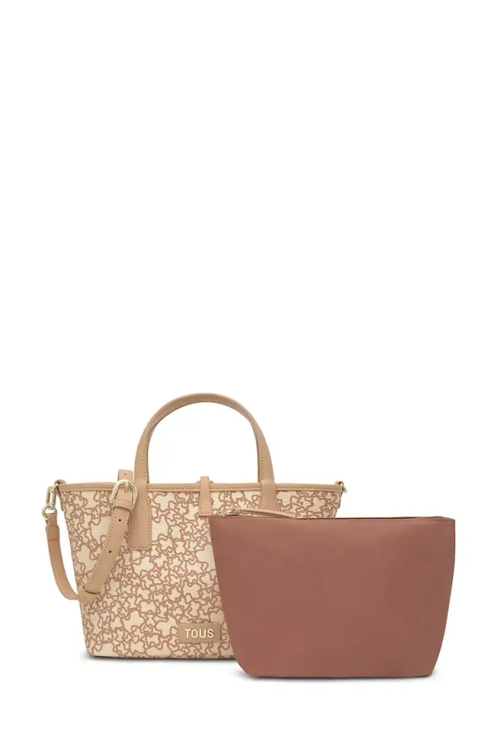 Tous borsa shopper da donna Marrone