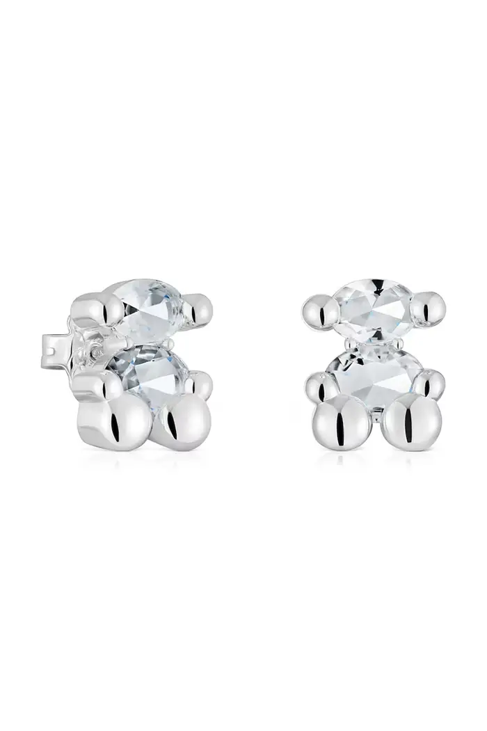Tous orecchini in argento Bold Bear Gem