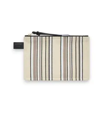 per donna 2002441545 Beauty case piatto a forma di tulipano, multicolore tortora (OSFA), Casual, Taupe, Tessuto