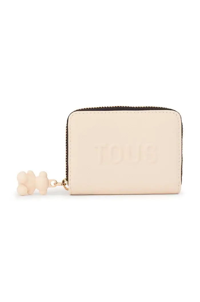 Tous portafoglio Beige