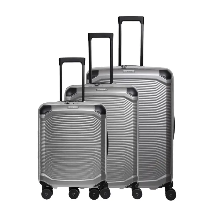 Travelite Set di 3 valigie Millennium Troley L/M ext /S Gris