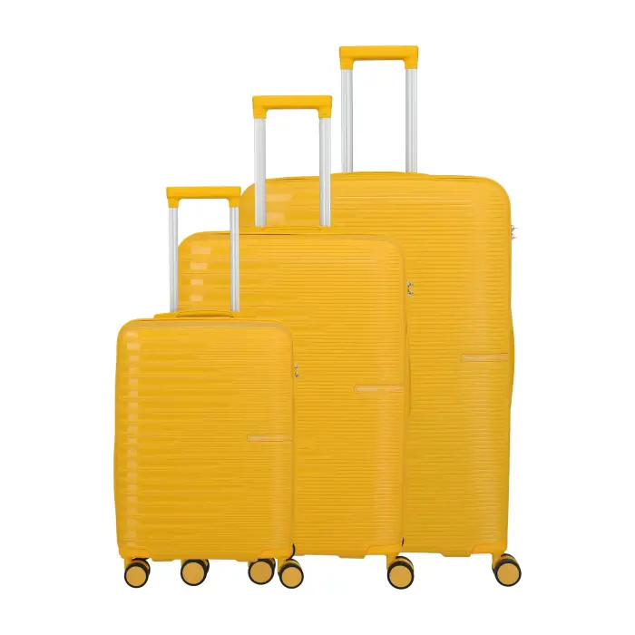 Travelite Set di 3 valigie Pacific Trolley L/M/S Jaune