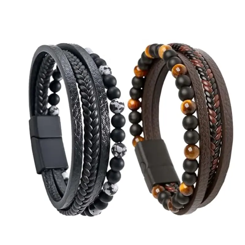 TREABEAR Bracciali Uomo Marrone 808107