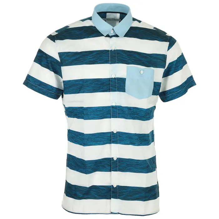 Camicia a maniche lunghe Trente-Cinq° Shirt MC Razo Fin Blu