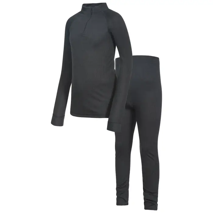 Completo sotto maglia a maniche lunghe per ragazza Trespass Unite360 Noir