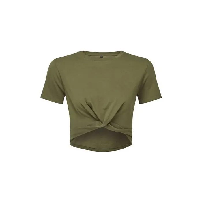 Tridri T-shirts a maniche lunghe RW9216 Verde