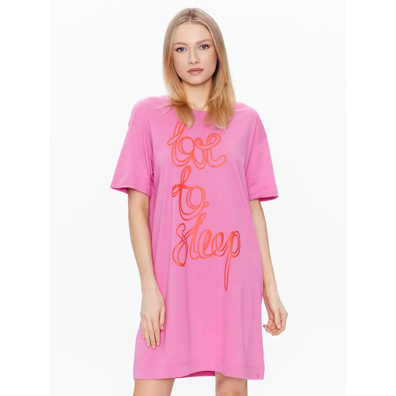 Triumph Camicia da notte 10214840 Rosa Regular Fit