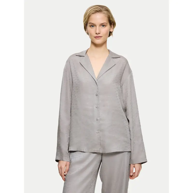 Triumph Maglietta del pigiama Silky Sensuality 10221063 Grigio Relaxed Fit