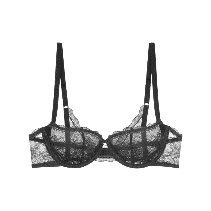 Reggiseno a balconcino da donna Triumph Comfort Allure Noir