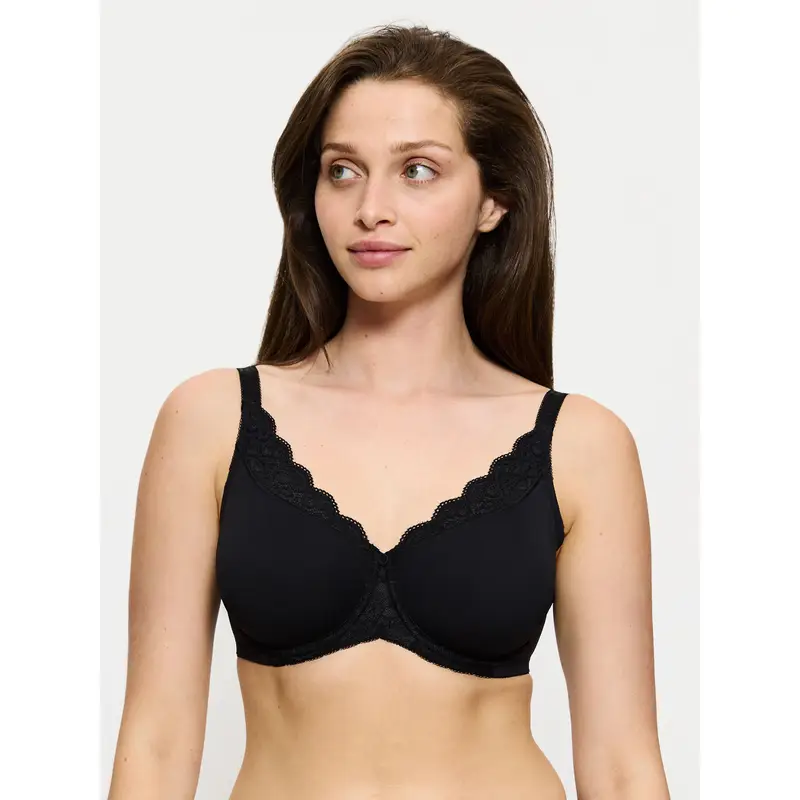 Triumph Reggiseno con ferretto Amourette 10210670 Nero
