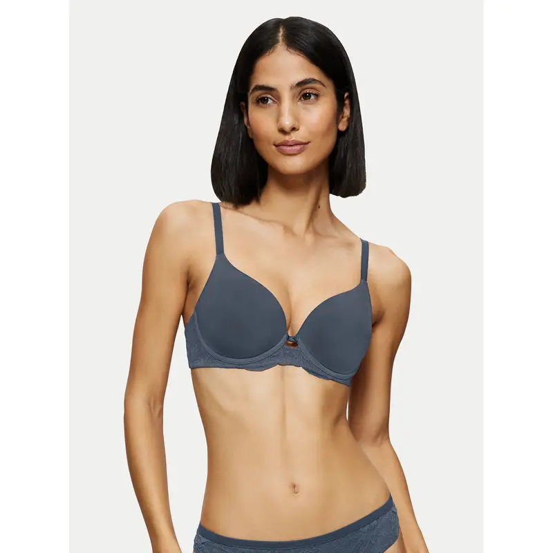 Triumph Reggiseno con ferretto Amourette Charm 10214459 Blu