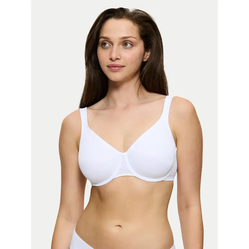 Triumph Reggiseno con ferretto Comfort Minimizer 10166827 Bianco