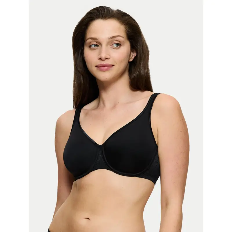 Triumph Reggiseno con ferretto Comfort Minimizer 10166827 Nero