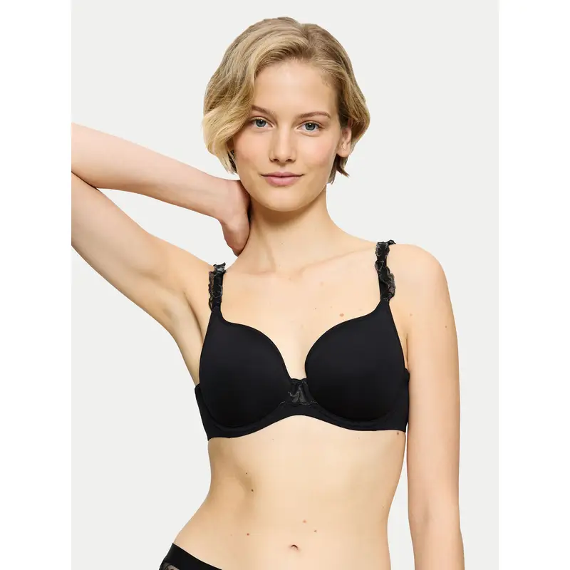 Triumph Reggiseno con ferretto Wild Azalea 10219874 Nero