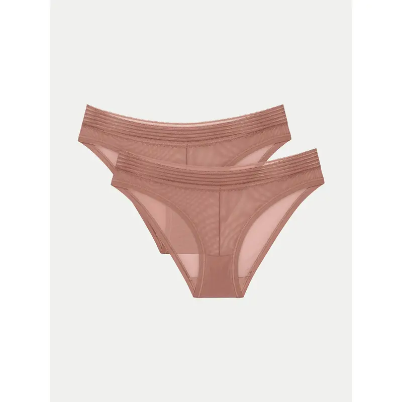 Triumph Set di 2 culotte classiche Tempting Sheer 10218591 Beige