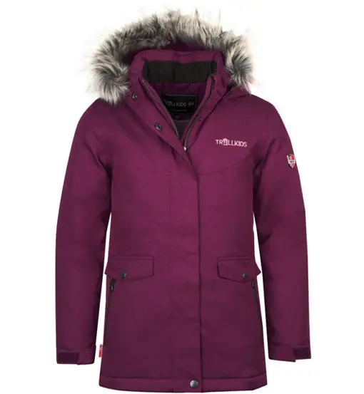 Trollkids Girls Oslo Coat XT - giacca trekking - bambina Dark Pink