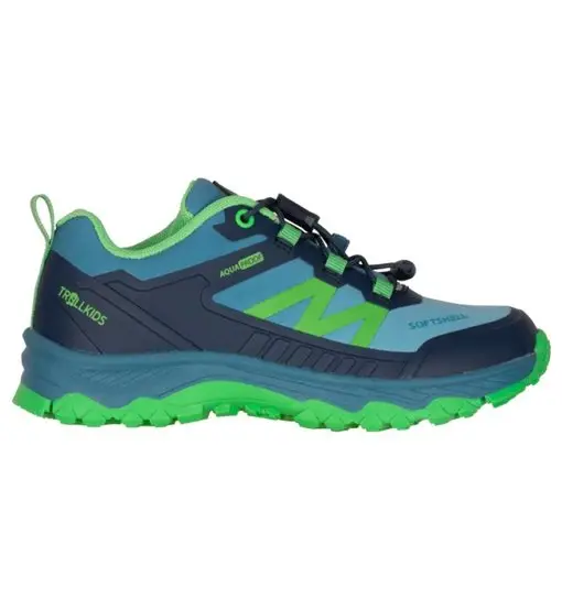 Trollkids Kids Sirdal Hiker Low - scarpe da trekking - bambino Blue