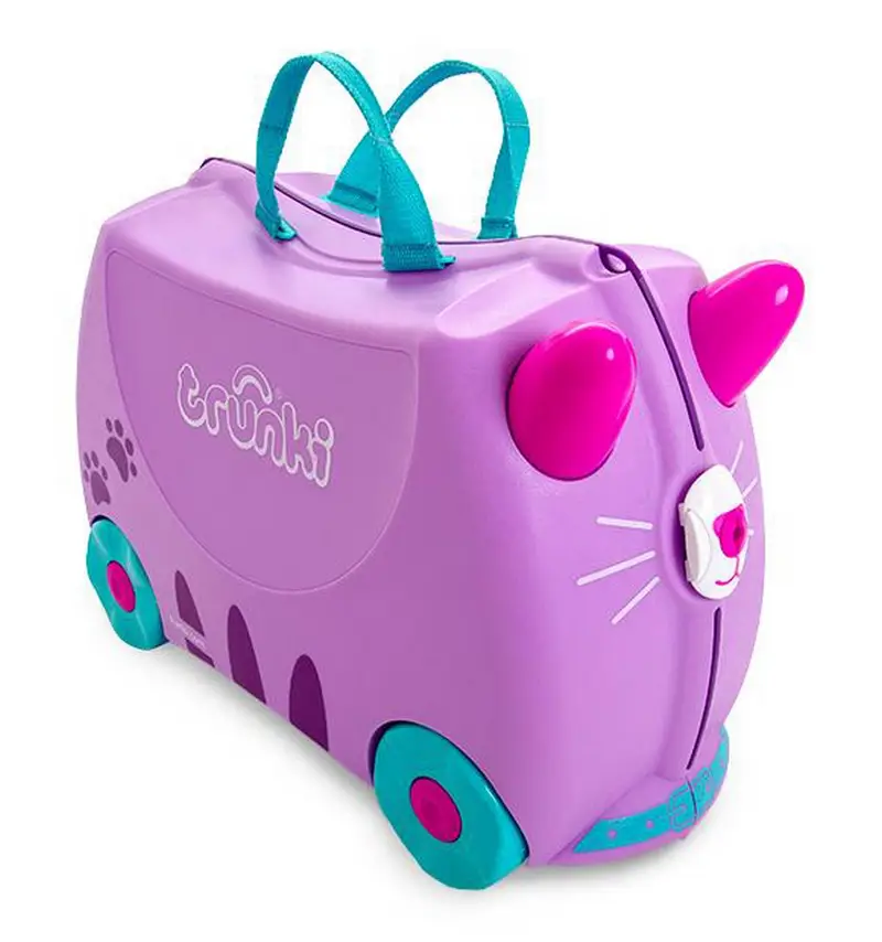 Trunki Valigia per bambini cavalcabile Cassie the Cat