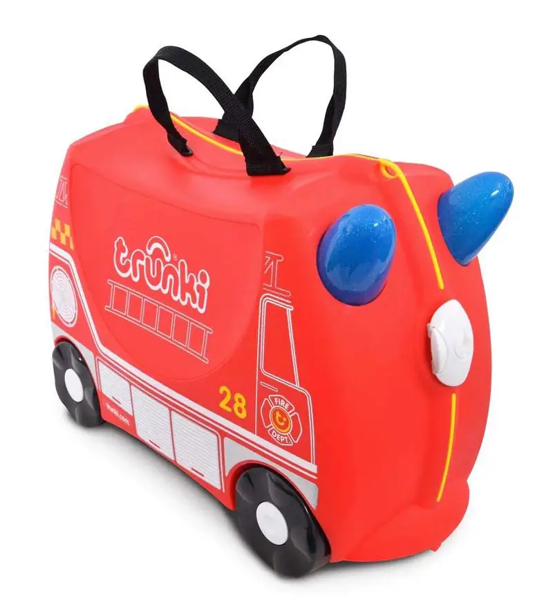 Trunki Valigia per bambini cavalcabile Frank Fire Truck