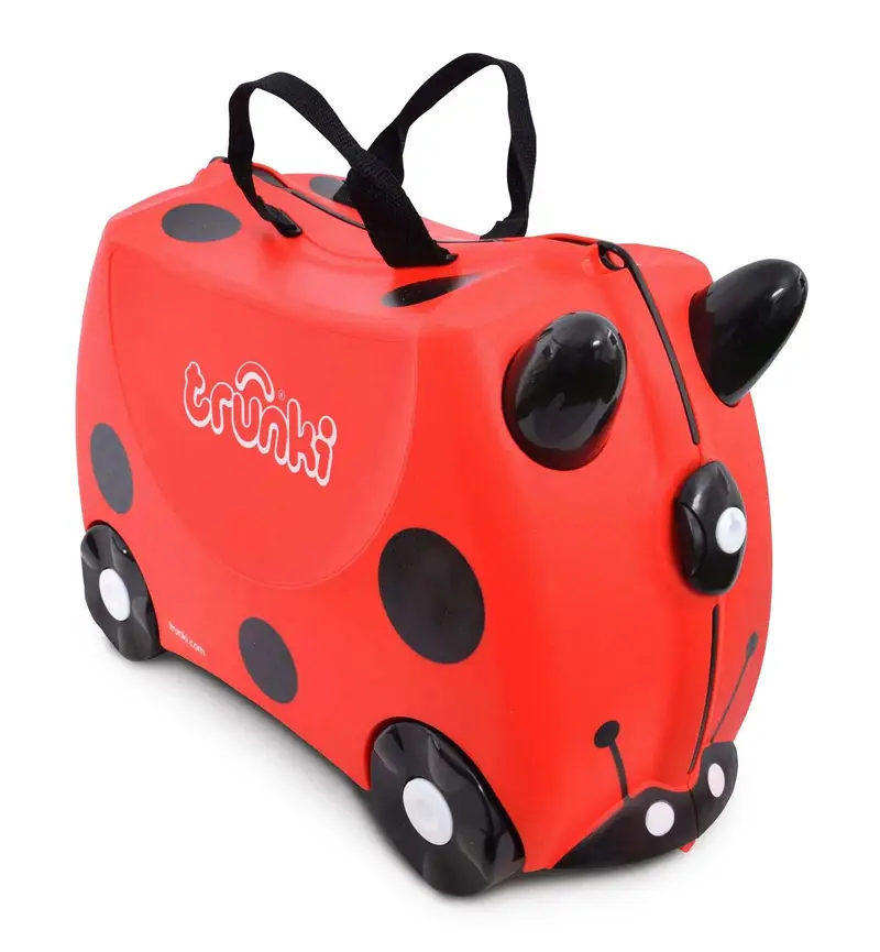Trunki Valigia per bambini cavalcabile Harley Ladybird
