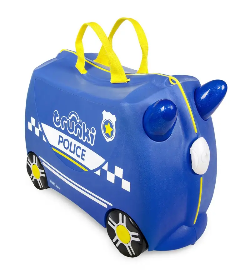 Trunki Valigia per bambini cavalcabile Percy the Police