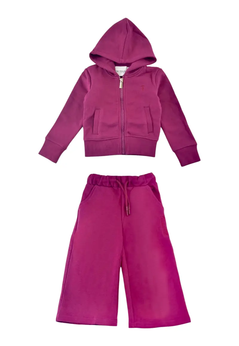 Trussardi Completo sportivo full zip Bambina PURPLE