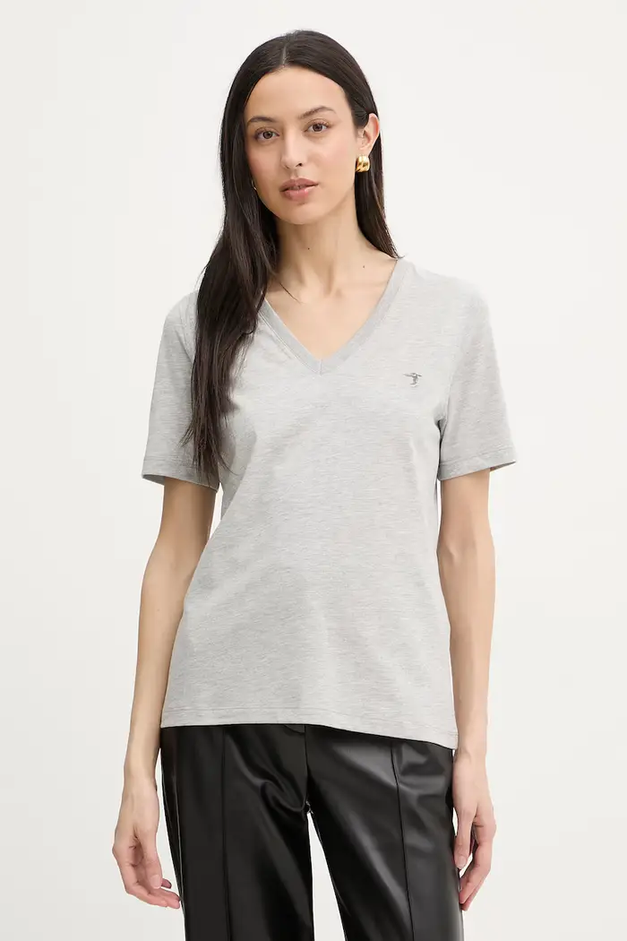Trussardi t-shirt da donna con cotone Grigio