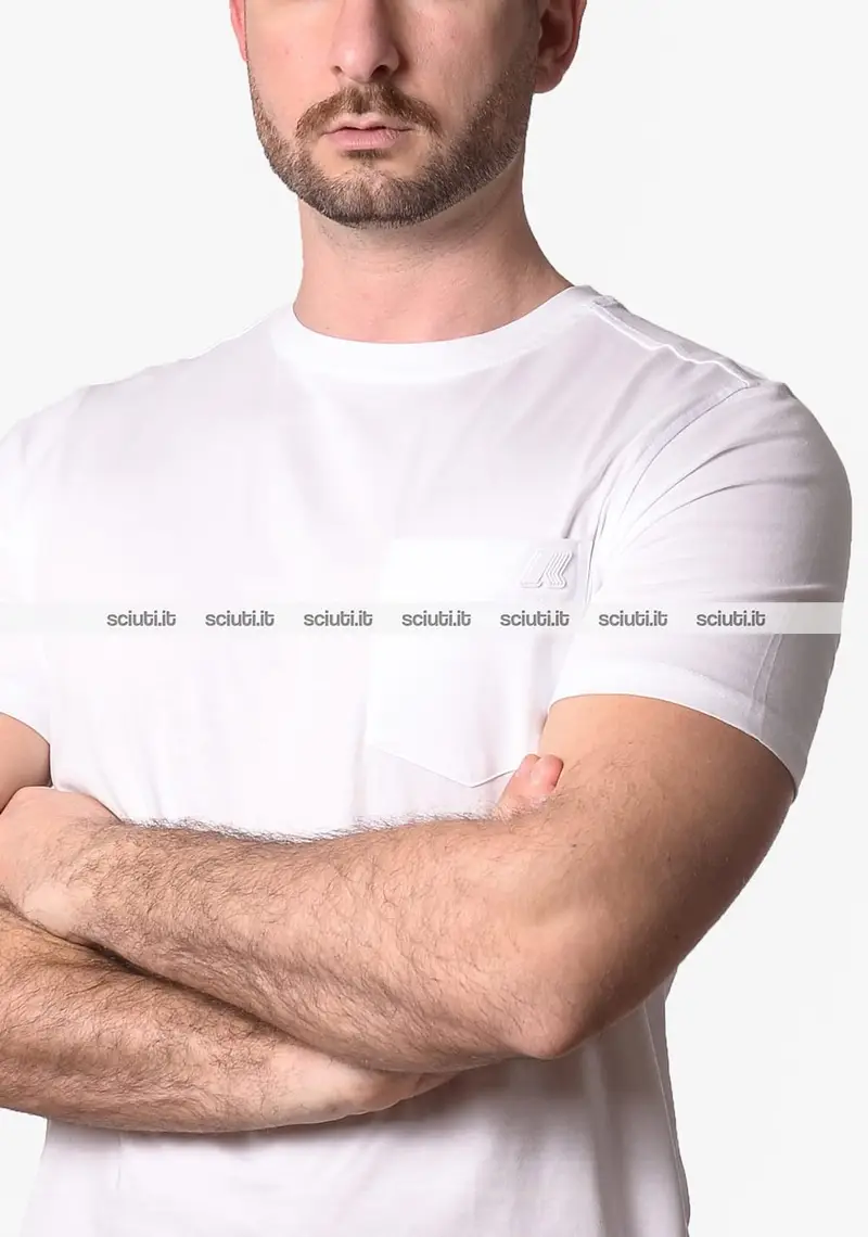 Tshirt Kway uomo bianca Sigur jersey