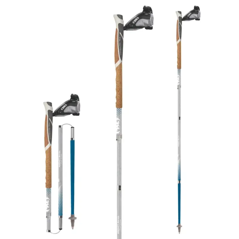 TSL Bastone da trekking Trail Alu 4 Cork Cross