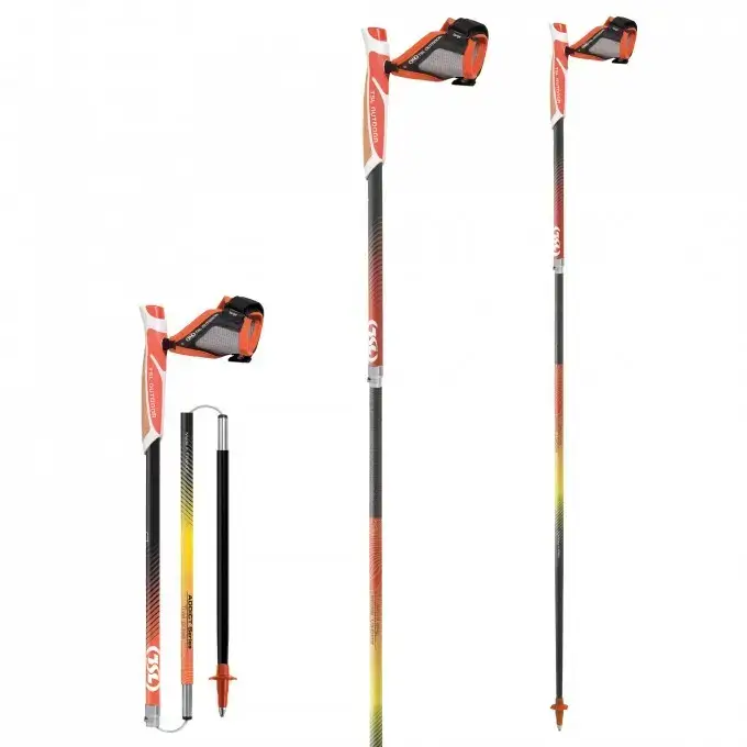 TSL Bastone da trekking Trail Carbon 4 Cork (x2)