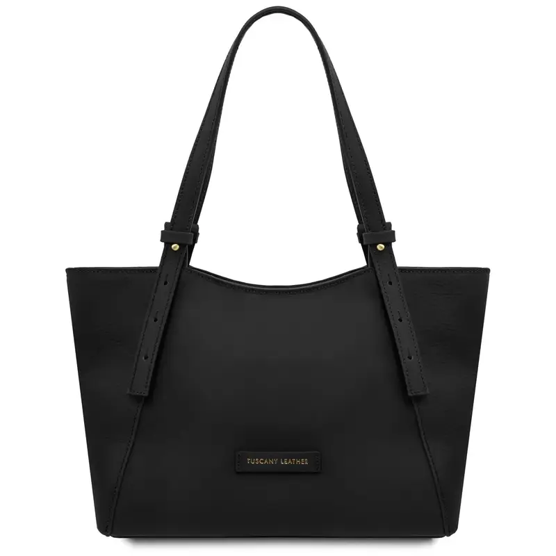 Tuscany Leather Borsa a spalla in pelle Nero
