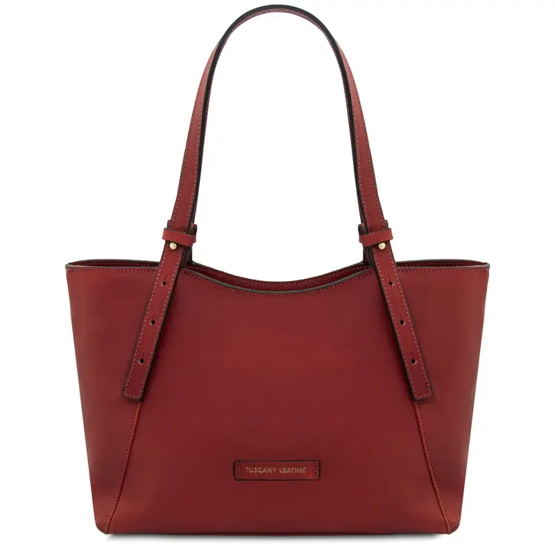 Tuscany Leather Borsa a spalla in pelle Rosso