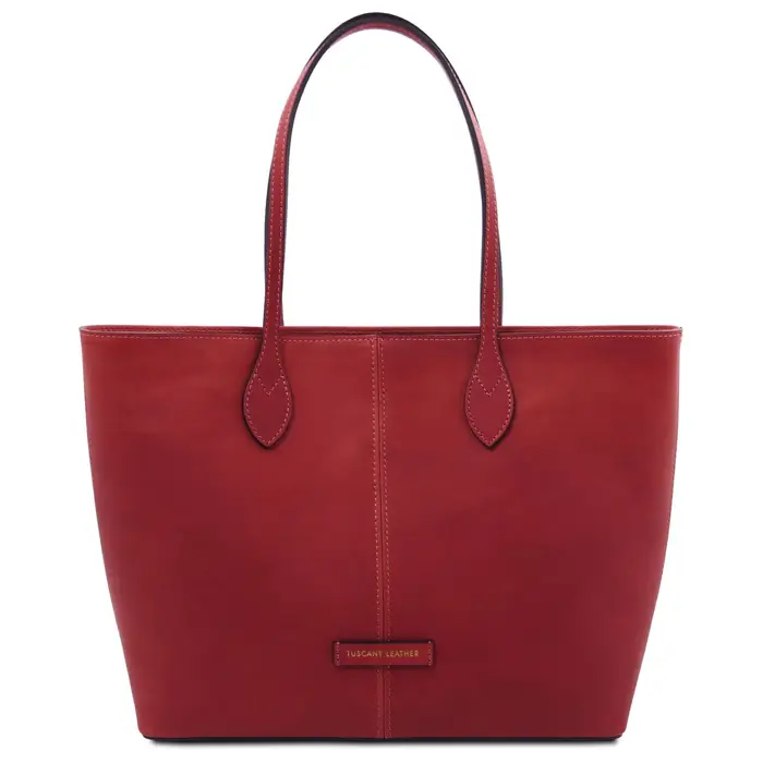 Tuscany Leather Borsa a spalla in pelle Rosso