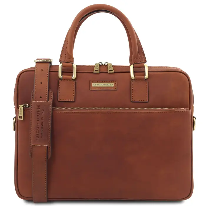 Tuscany Leather Borsa business in pelle Marrone