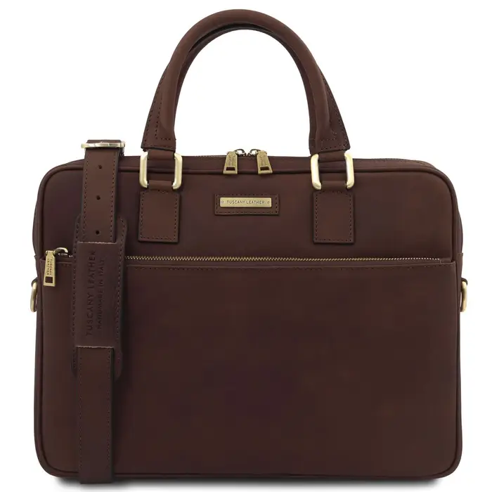Tuscany Leather Borsa business in pelle Testa di Moro