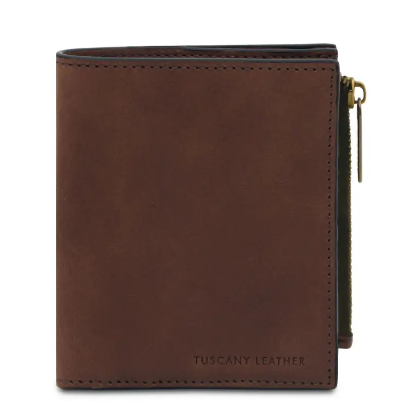 Tuscany Leather Esclusivo portafoglio in pelle Testa di Moro